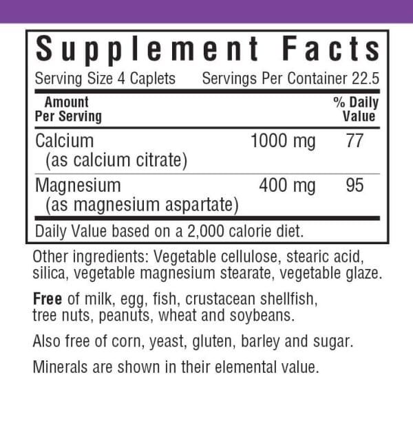 Bluebonnet - Calcium Citrate Plus Magnesium - 90 Capsules