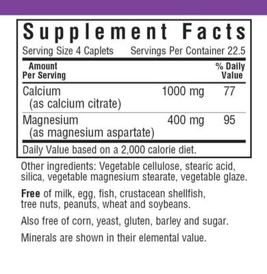 Bluebonnet - Calcium Citrate Plus Magnesium - 90 Capsules