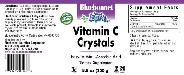 Bluebonnet - Buffered C Crystals - 8.8 oz