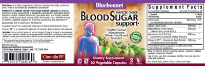 Bluebonnet - Blood Sugar Support - 60 Capsules