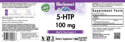 Bluebonnet - 5-Htp 100 mg - 120 Capsules