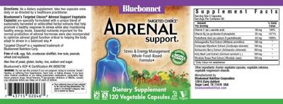 Bluebonnet - Adrenal Support - 120 Veg Capsules
