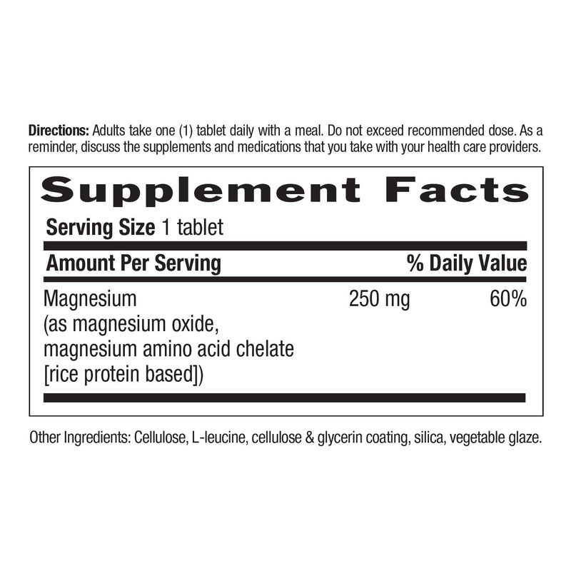 Country Life - Chelated Magnesium 250 mg - 90 Tablets