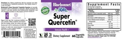 Bluebonnet - Super Quercetin - 60 Veg Capsules