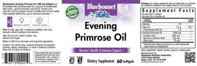 Bluebonnet - Evening Primrose Oil 1300 mg - 60 Softgels