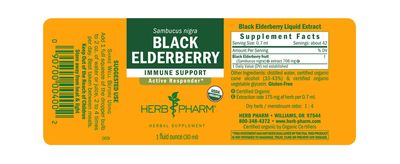 Herb Pharm - Black Elderberry Glycerite - 1 oz