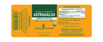 Herb Pharm - Astragalus Extract - 1 oz