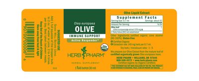 Herb Pharm - Olive Leaf Ext Ogc - 1 oz