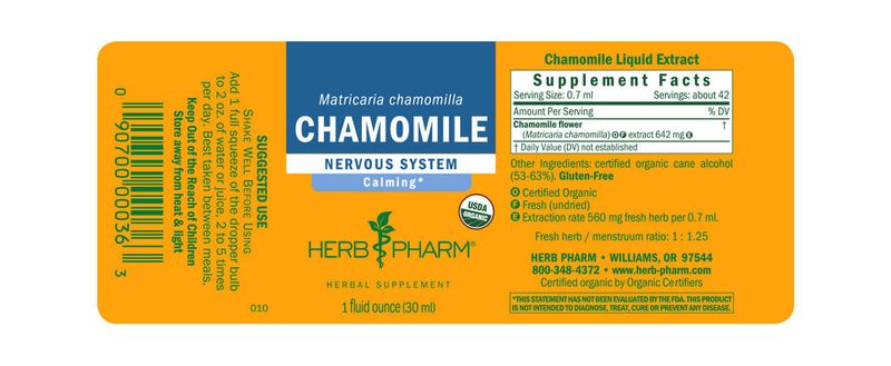 Herb Pharm - Chamomile Extract - 1 oz