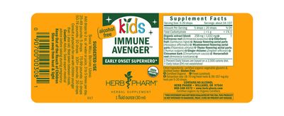 Herb Pharm - Kids Immune Avenger - 1 oz