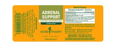 Herb Pharm - Adrenal Support Tonic - 1 oz