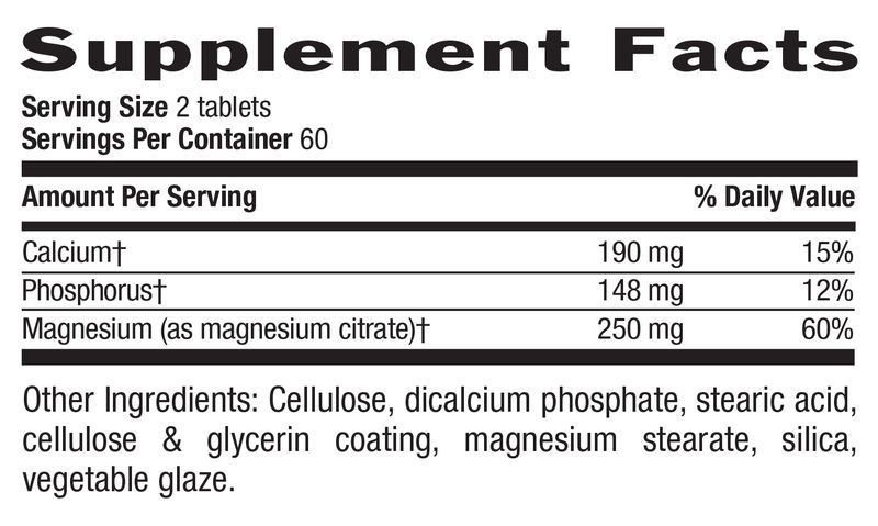 Country Life - Magnesium Citrate 250 mg - 120 Tablets