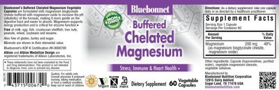 Bluebonnet - Chelated Magnesium - 60 Veg Capsules