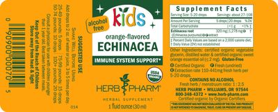 Herb Pharm - Kids Echinacea Orange AF - 1 oz