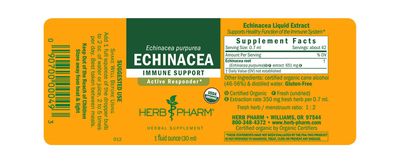 Herb Pharm - Echinacea Immune Support - 1 oz