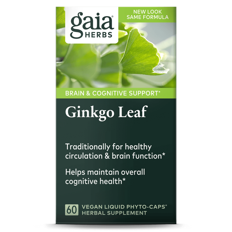 Gaia Herbs - Ginkgo Leaf - 60 Capsules