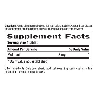 Country Life - Melatonin 3 mg - 90 Tablets