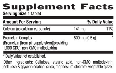Country Life - Triple Strength Bromelain 500 mg - 60 Tablets
