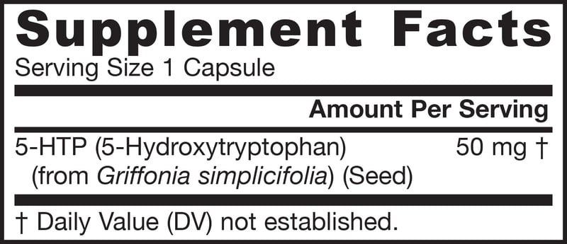 Jarrow - 5-HTP 50 mg - 90 Capsules