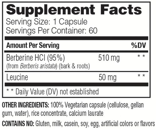 Enzymedica - Berberine - 60 Capsules