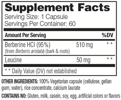 Enzymedica - Berberine - 60 Capsules