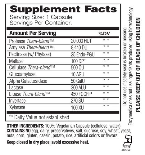 Enzymedica - Digest Basic - 180 Capsules