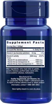 Life Extension - Super K With Advanced K2 Complex - 90 Softgels