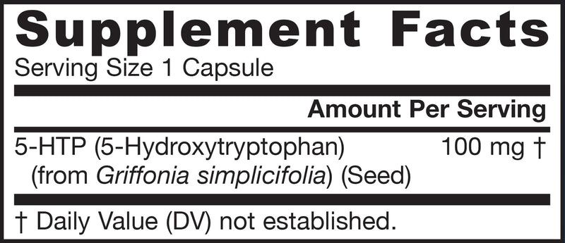 Jarrow - 5-HTP 100 mg - 60 Capsules