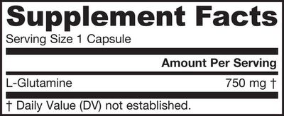 Jarrow - L-Glutamine - 120 Capsules