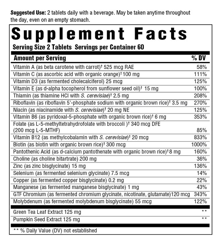 Megafood - Men 55+ Multivitamin Advanced - 120 Tablets