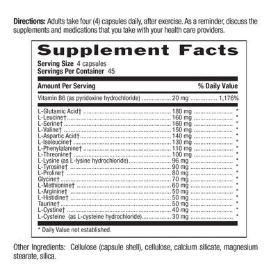 Country Life - Max Amino Caps With B6 - 90 Veg Capsules