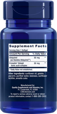 Life Extension - Super Ubiquinol Coq10 50 mg - 30 Softgels
