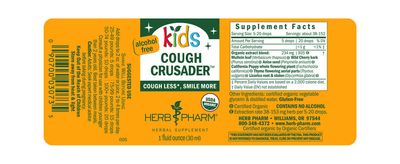 Herb Pharm - Kids Cough Crusader - 1 oz