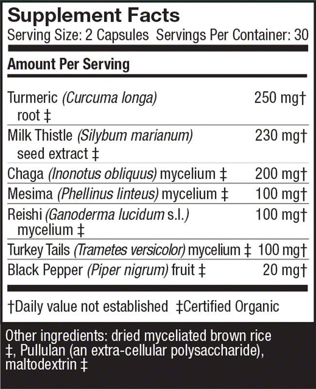 Host Defense - Mycobotanicals Liver - 60 count