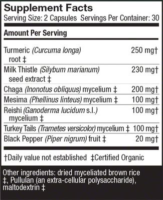 Host Defense - Mycobotanicals Liver - 60 count