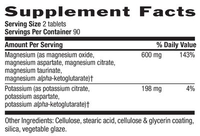 Country Life - Magnesium Potassium Aspartate - 189 tablets