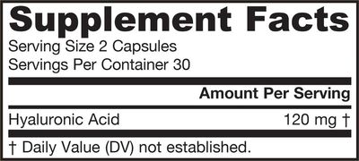 Jarrow - Hyaluronic Acid - 60 Veg Capsules