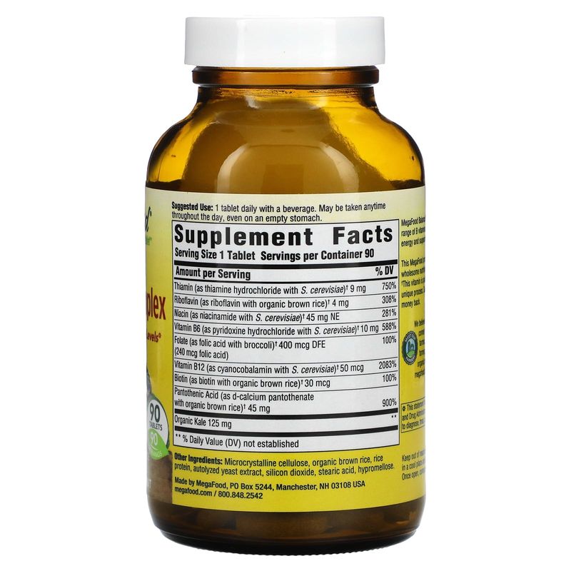 MegaFood - Balanced B Complex - 90 tab