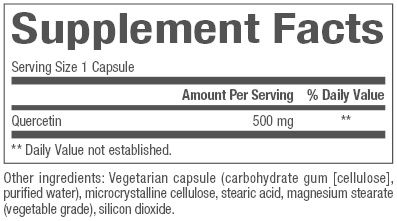 Natural Factors - Quercetin 500 mg - 60 Veg Capsules