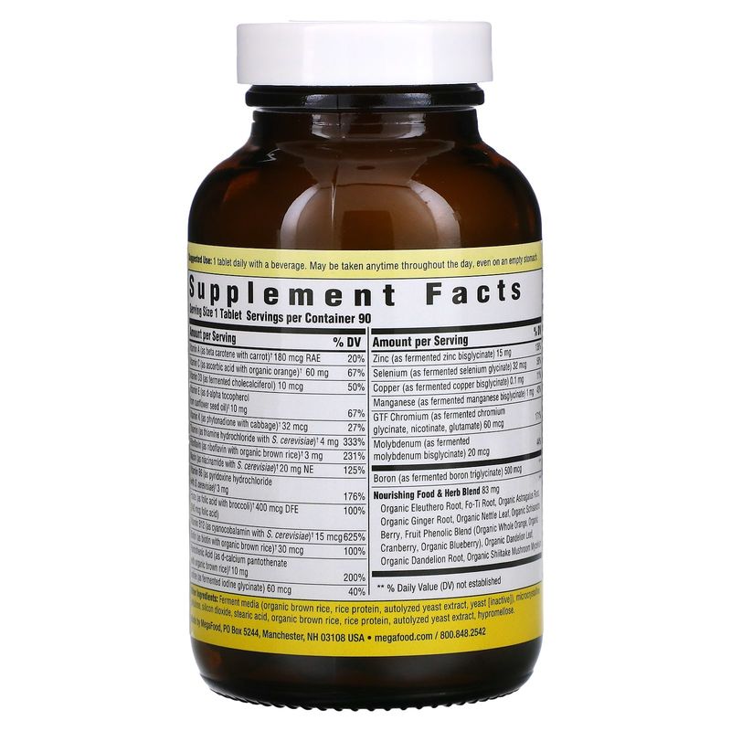 Megafood - Men's One Daily Iron Free - 90 Tablets