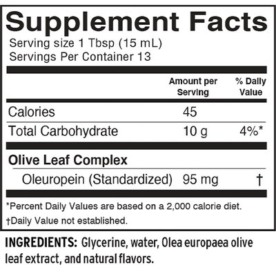 Barleans - Olive Leaf Complex Peppermint - 16 oz