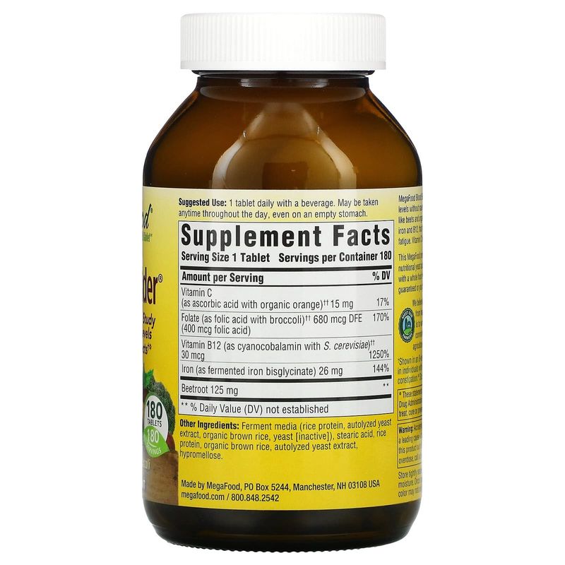 Megafood - Blood Builder - 180 Tablets