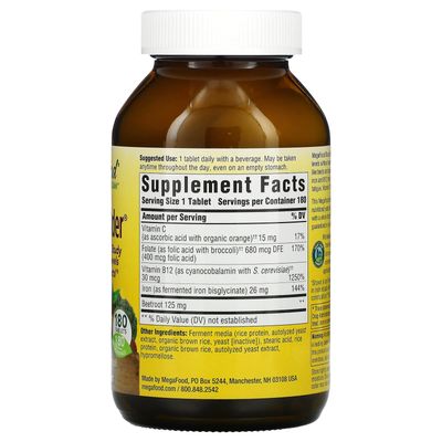 Megafood - Blood Builder - 180 Tablets