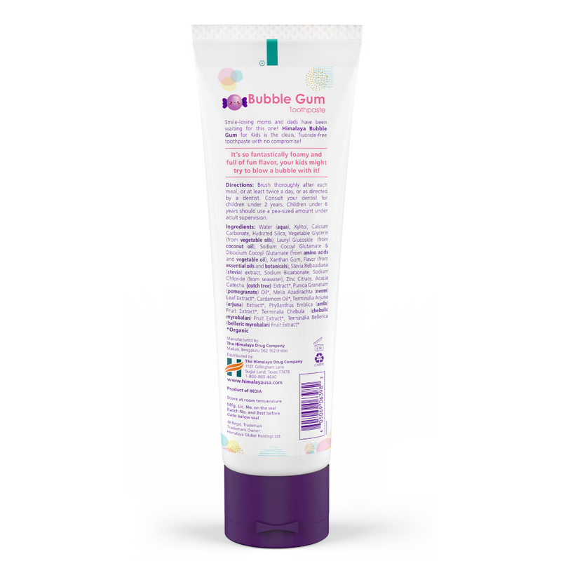 Himalaya - Kids Bubble Gum Toothpaste - 4 oz