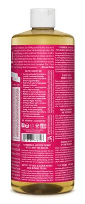 Dr Bronners - Organic Castile Liquid Soap Rose - 32 oz