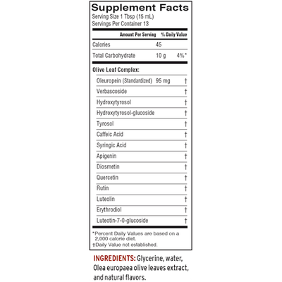 Barleans - Olive Leaf Complex Natural - 8 oz