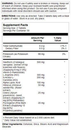 Kal - Bp Defense - 60 count