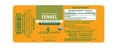Herb Pharm - Fennel Extract - 1 oz