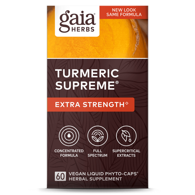 Gaia Herbs - Turmeric Supreme - 120 Veg Capsules