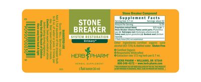 Herb Pharm - Stone Breaker Urinary Restoration - 1 oz